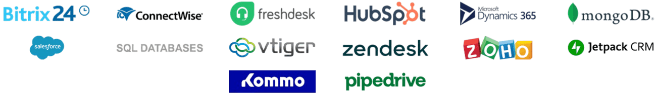 Listado de CRMs compatibles para integrar con centralitas VoIP